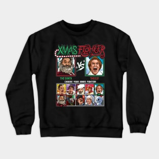 Xmas Fighter - Santa vs Elf Crewneck Sweatshirt